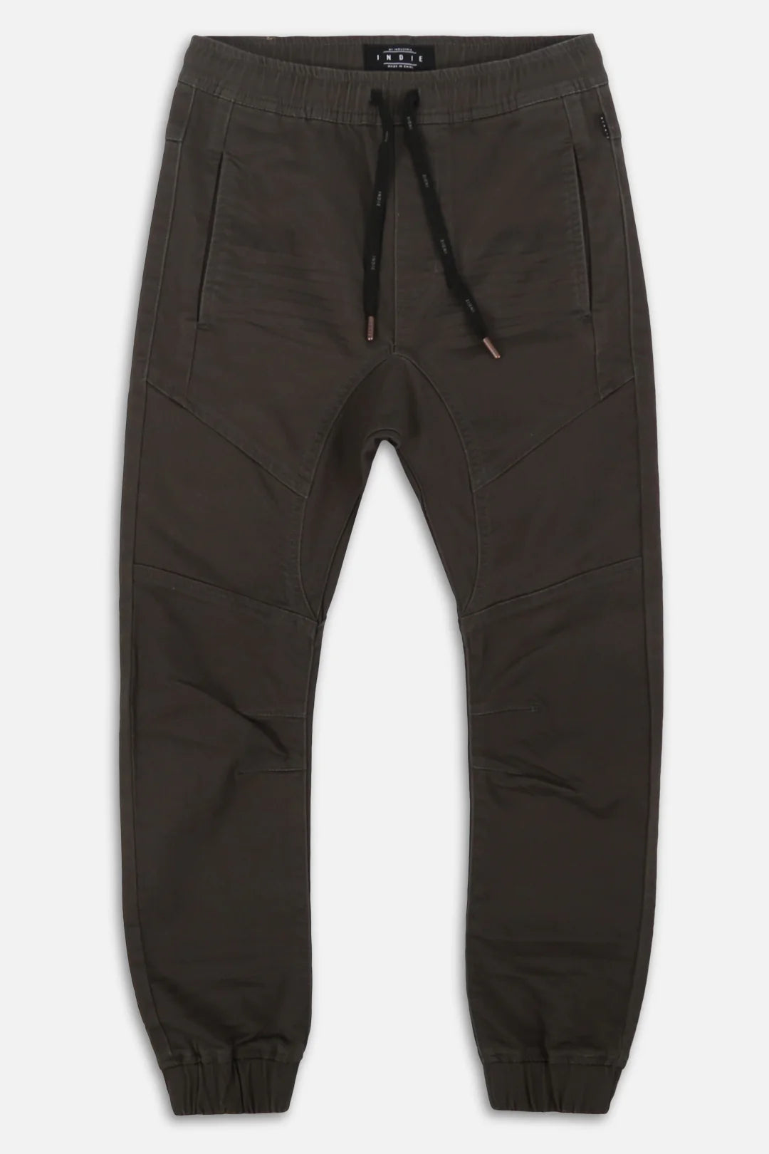 Dark Khaki Arched Drifter Pant | Laurie Claire Kids