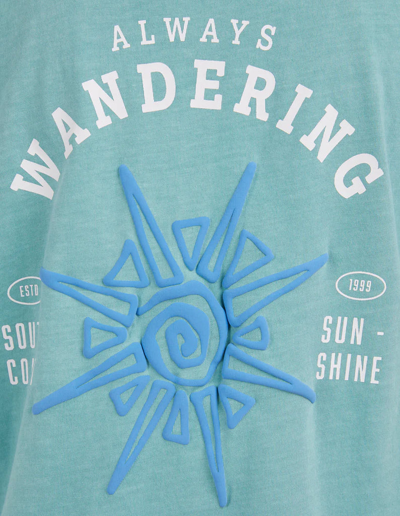 St Goliath Big Sur Tee - Teal