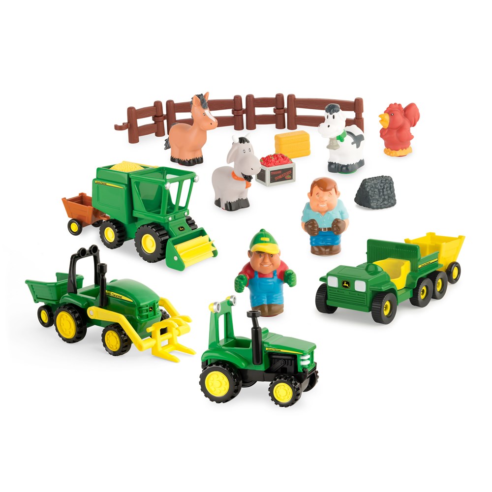 John Deere Toys Fun on The Farm Playset - 20 Piece