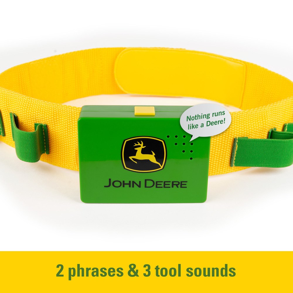 John Deere Toys Deluxe Talking Toolbelt Set