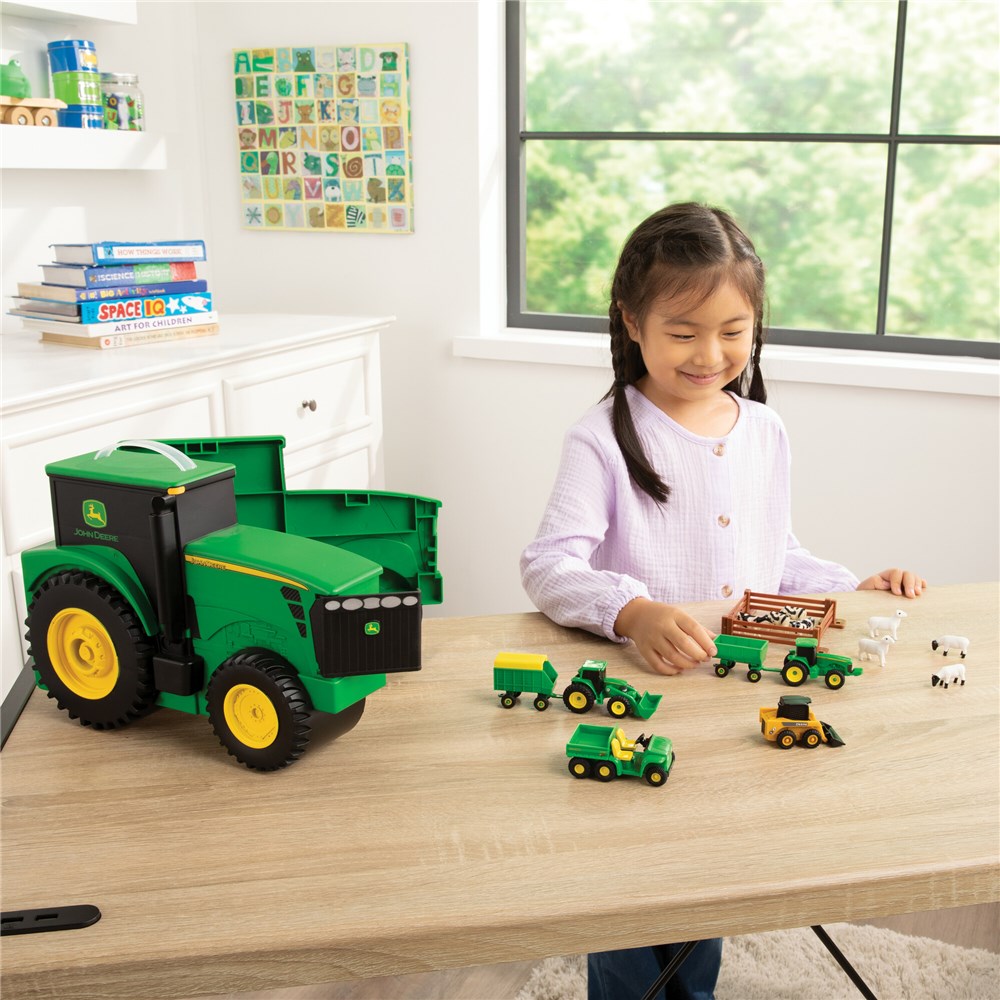 John Deere Toys Carry Case Value Set (7cm - 10cm Vehicles)