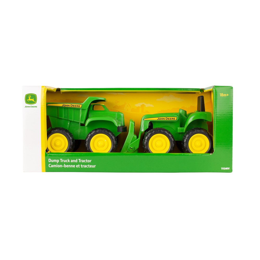 John Deere Toys 15cm Sand Pit Vehicles - 2 Pack