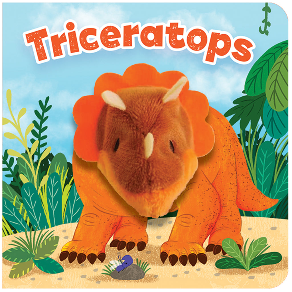 Triceratops Finger Puppet Book