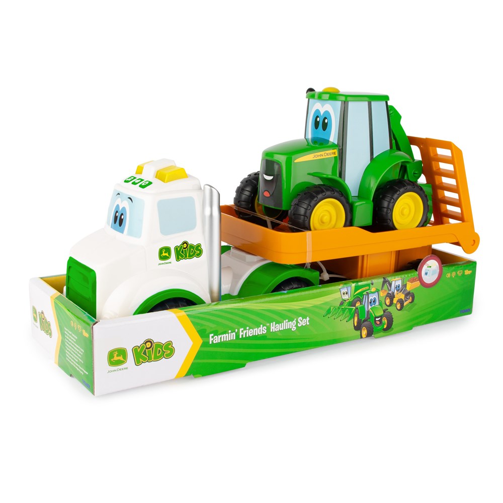 John Deere Toys Farmin Friends Hauling Set - Lights & Sound