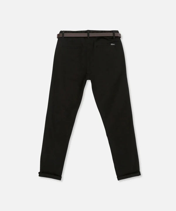 Indie Kids Cuba Stretch Chino Pant - Black (Sizes 8-14)