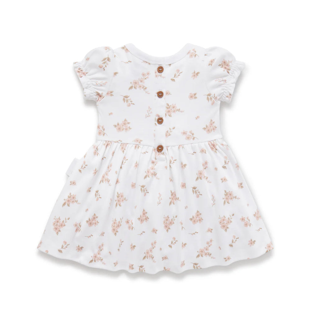 Aster & Oak Blossom Skater Dress - White