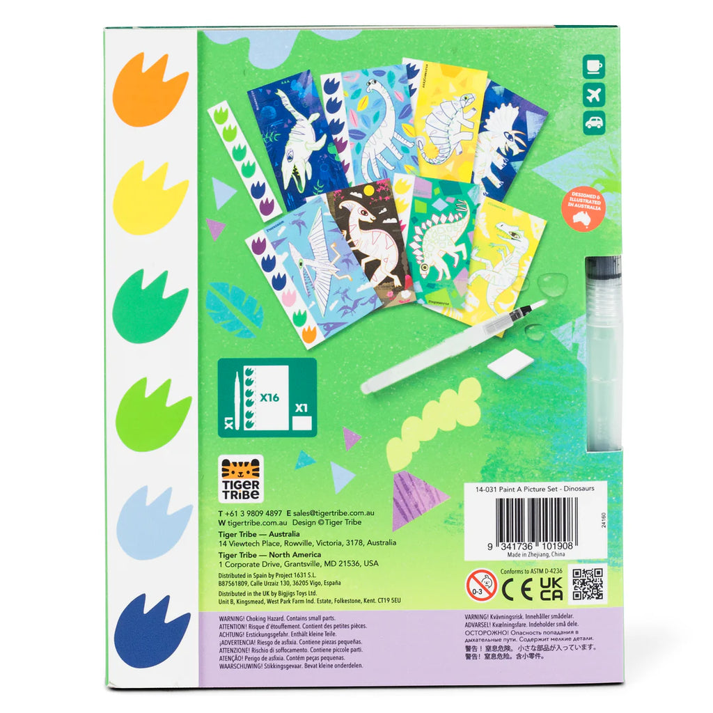 Tiger Tribe Paint-a-Picture Set - Dinosaurs