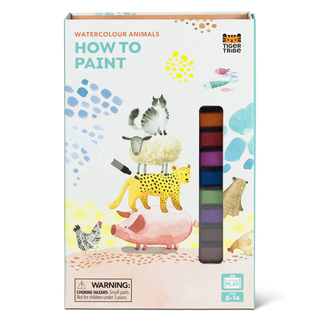 Tiger Tribe How To Paint - Watercolour Animals