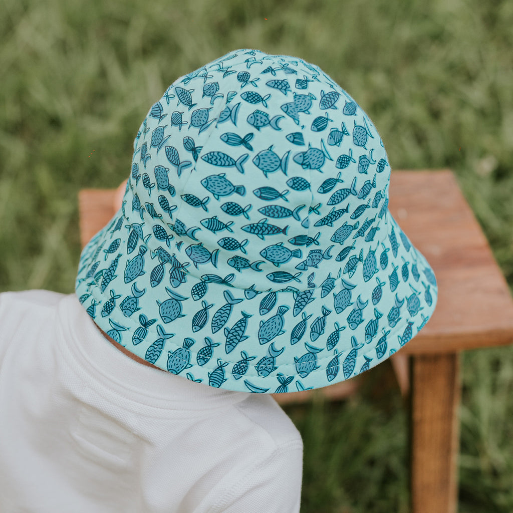 Bedhead Hats Toddler Bucket Sun Hat - Fish