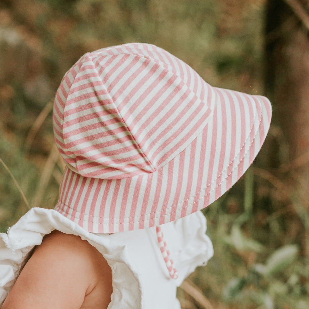 Bedhead Hats Toddler Bucket Sun Hat - Pink Stripe