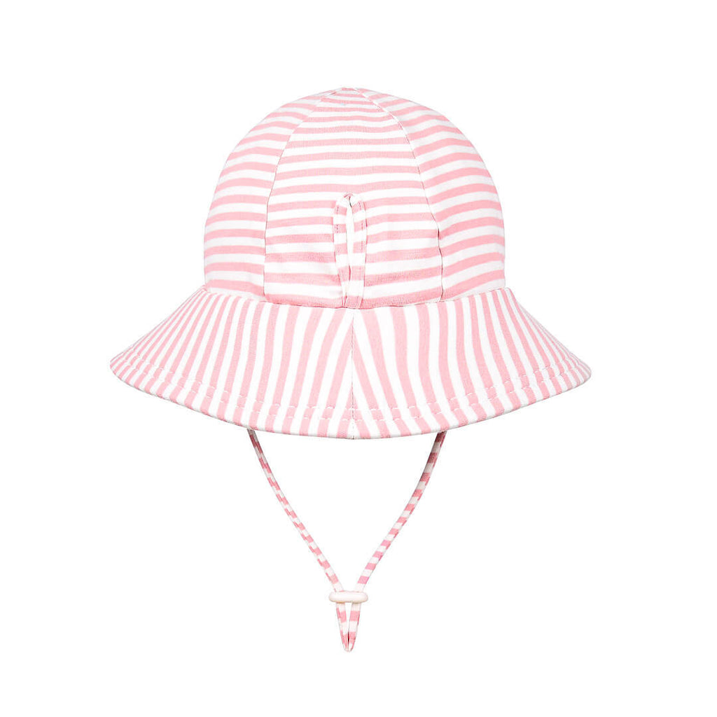 Bedhead Hats Kids Ponytail Bucket Sun Hat - Pink Stripe