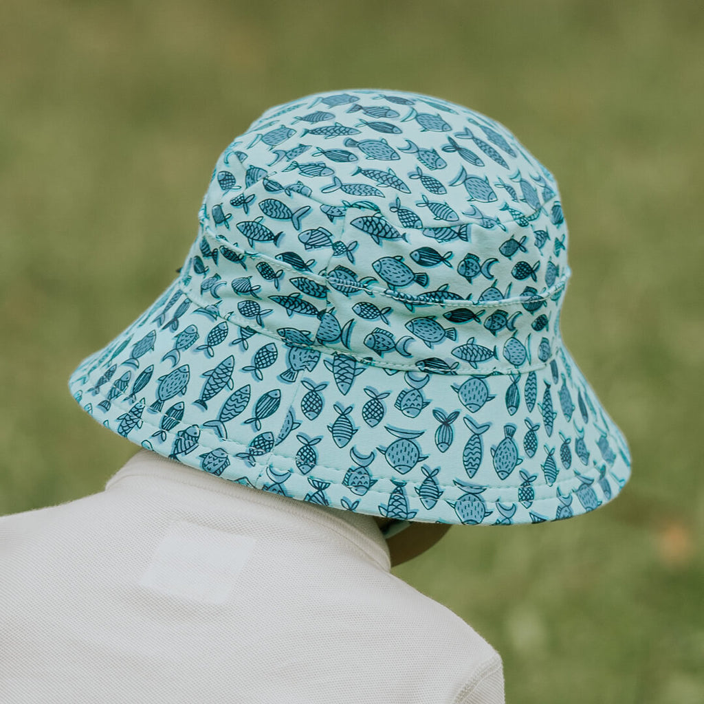 Bedhead Hats Kids Classic Bucket Sun Hat - Fish