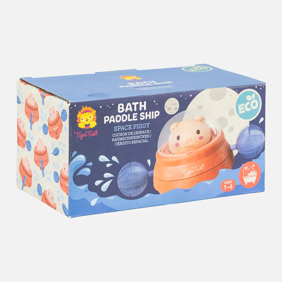 Tiger Tribe Bath Paddle Ship - Space Piggy