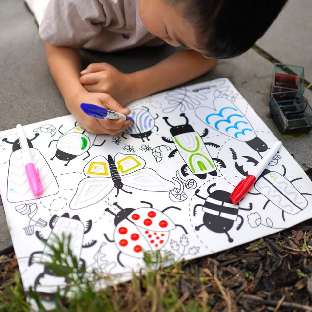 Hey Doodle Sensory Mat - Busy Bugs