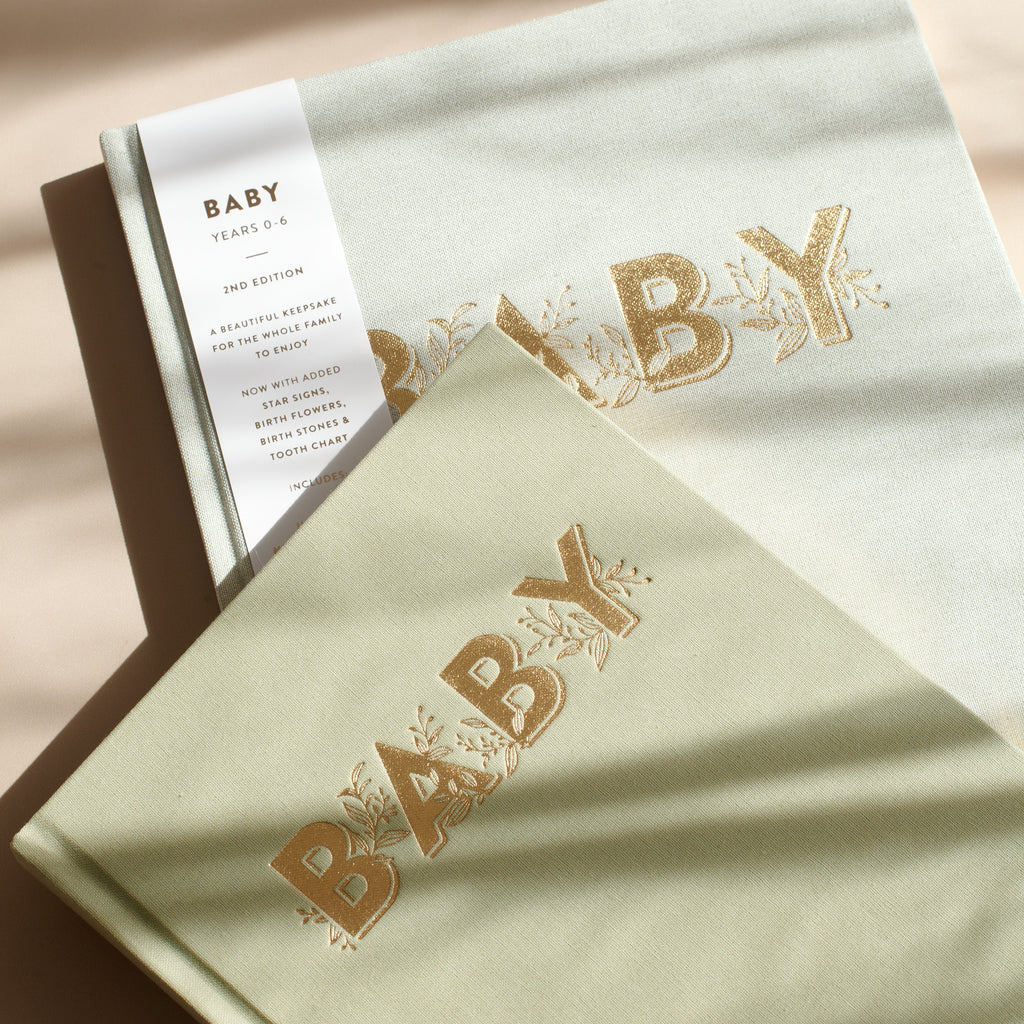 Fox and Fallow Baby Book Boxed - Pistachio