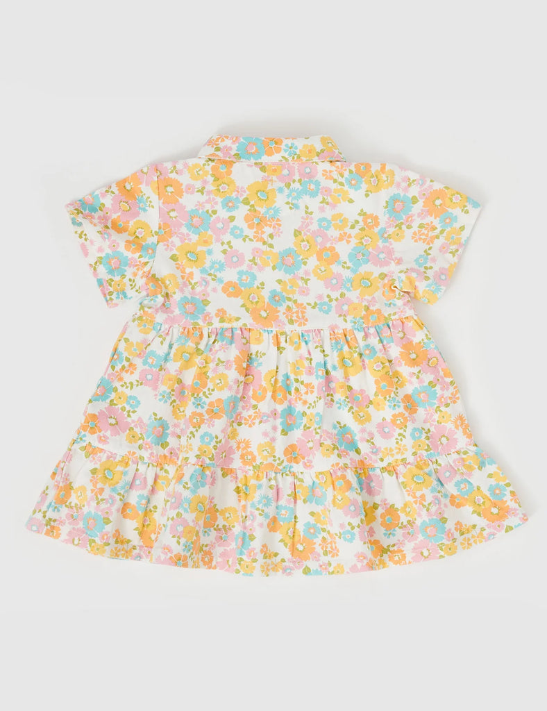 Goldie + Ace Monica Dress Flower Child - Yellow Multi