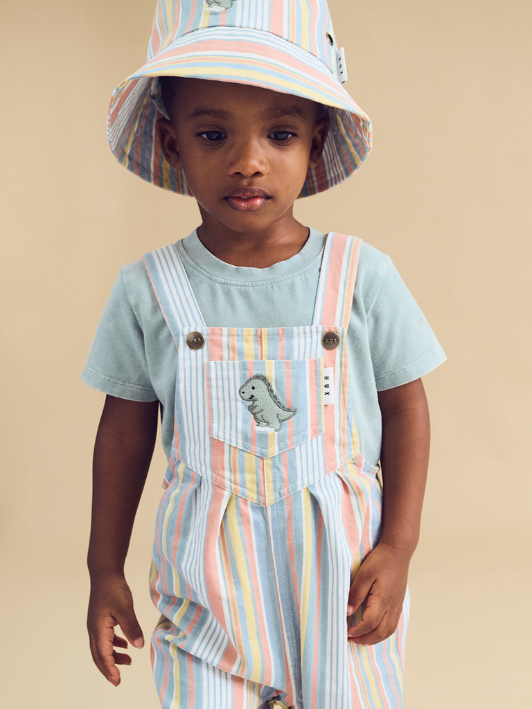 Huxbaby Vintage Stripe Overall - Multi