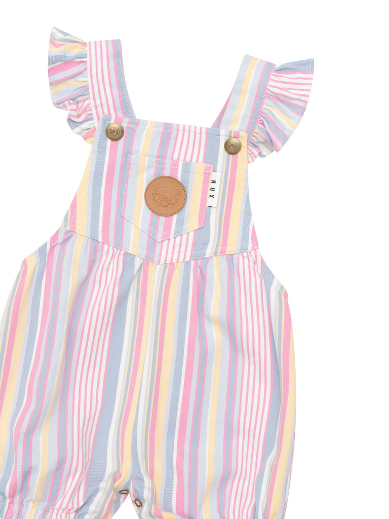 Huxbaby Bubble Onesie - Rainbow Stripe