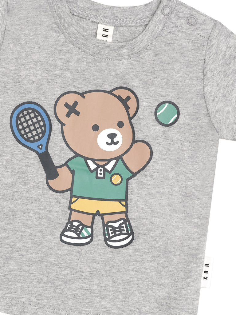 Huxbaby Tennis Hux T-Shirt - Grey Marle