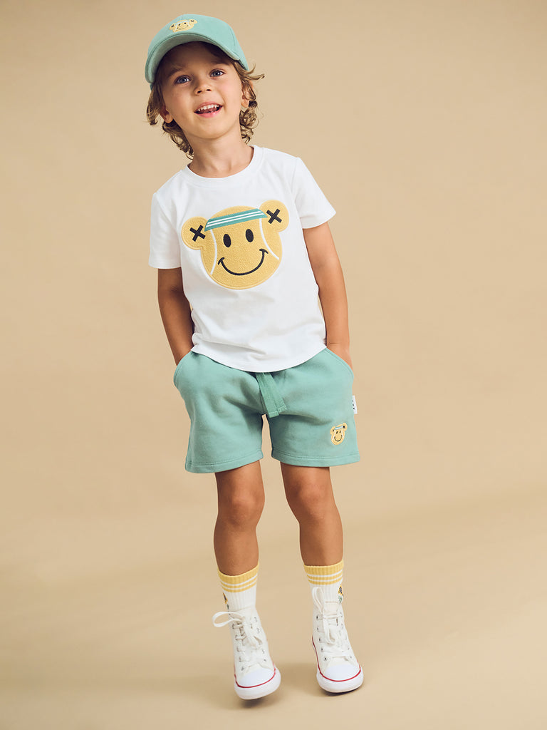 Huxbaby Tennis Bear T-Shirt - White