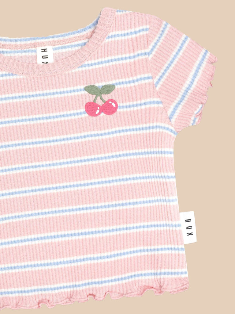 Huxbaby Candy Stripe Rib Tee