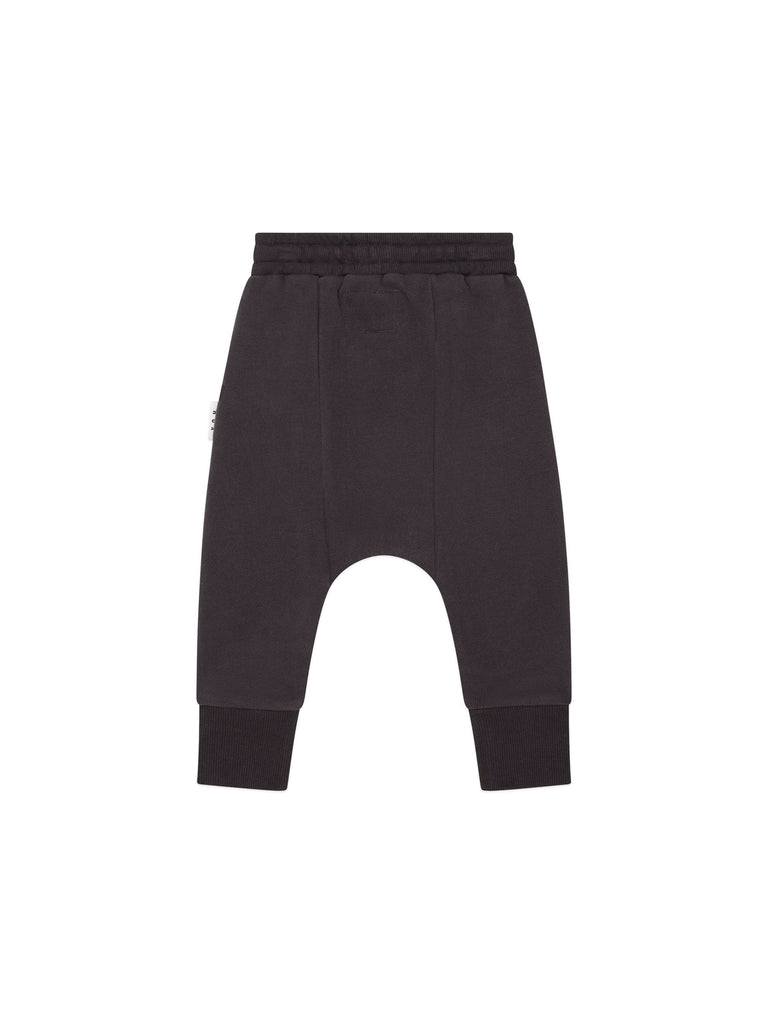 Huxbaby Fire Truck Drop Crotch Pant - Soft Black