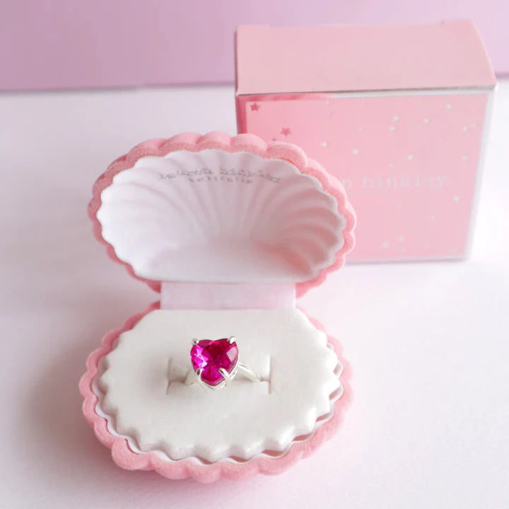 Lauren Hinkley Heart of the Ocean Ring - Pink - With Box