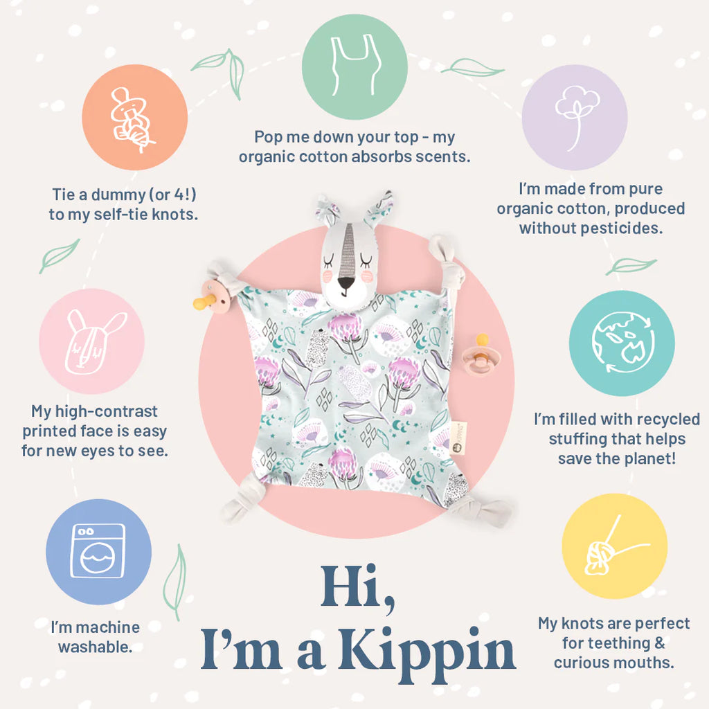 Wolfie Kippin Organic Cotton Baby Comforter