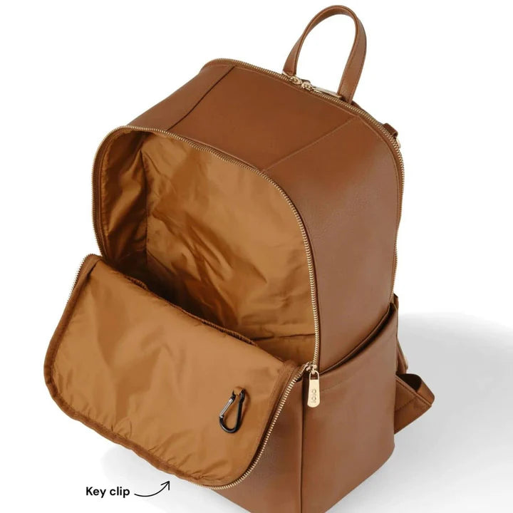 OiOi Multitasker Nappy Backpack - Chestnut