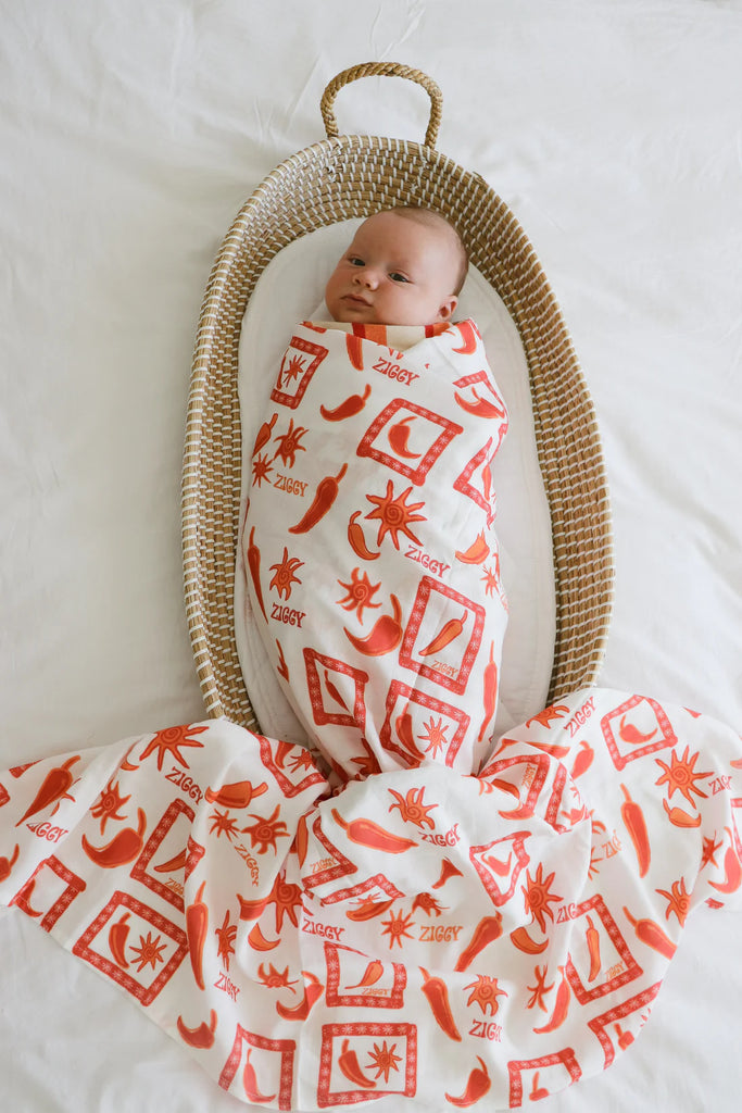 Ziggy Lou Chilli Swaddle