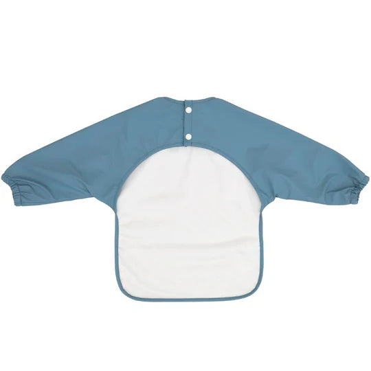 ALL4ELLA Recycled Long Sleeve Bib - Two-Tone Blue