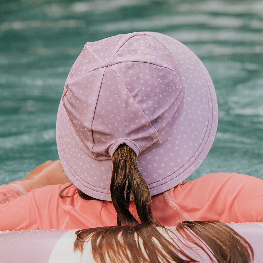 Bedhead Hats Ponytail Swim Bucket Beach Hat - Lila