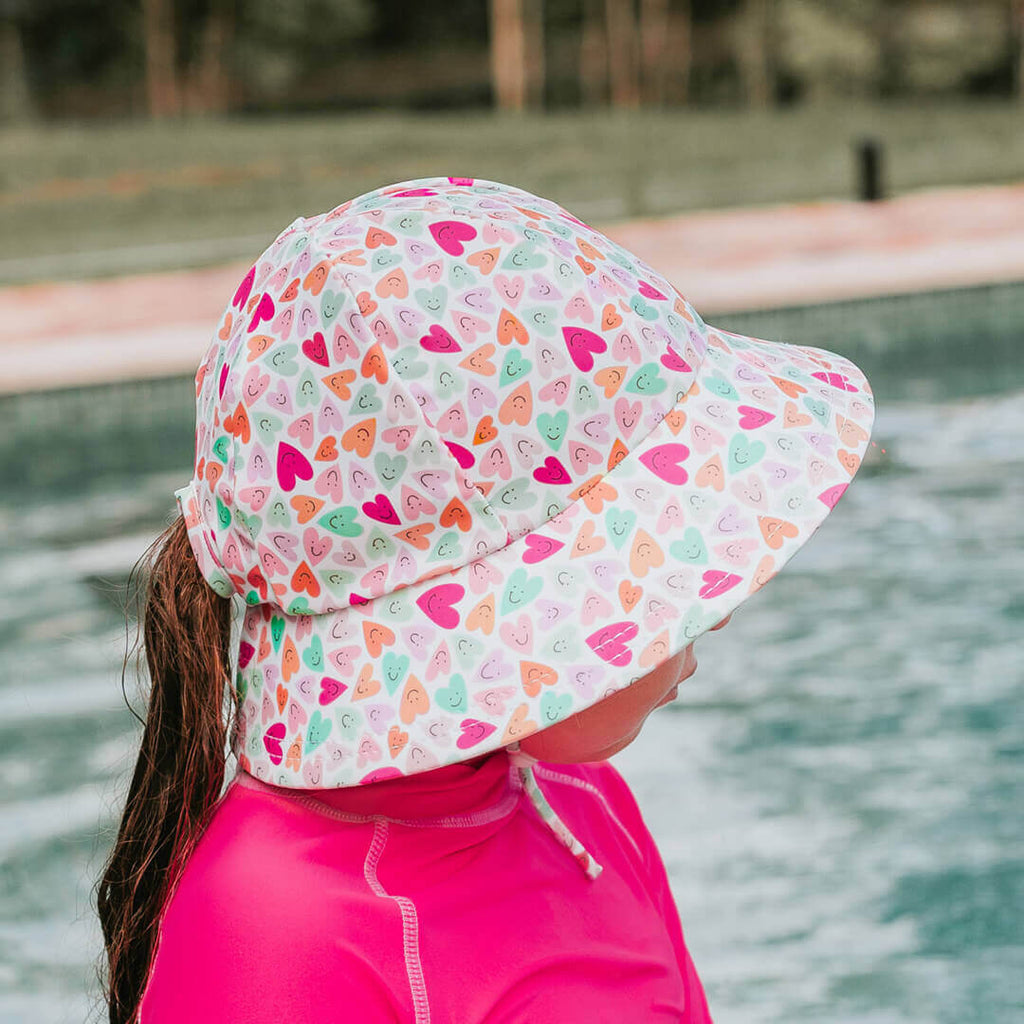 Bedhead Hats Ponytail Swim Bucket Hat - Sweetheart