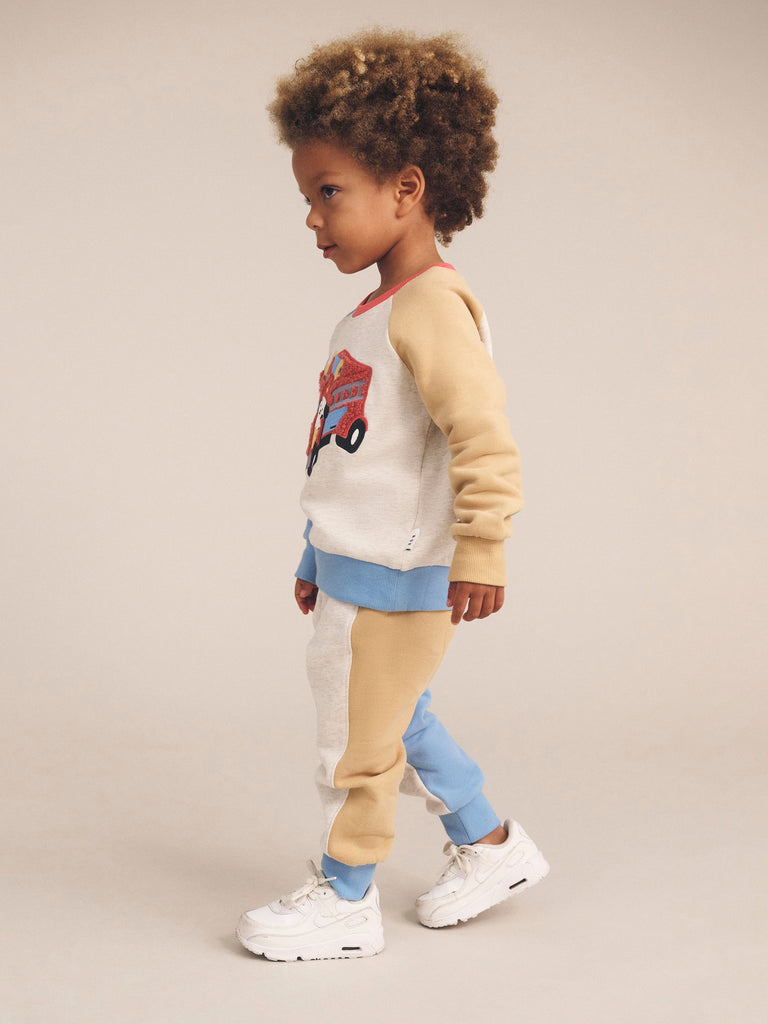 Huxbaby Fire Truck Hux Sweatshirt - Multi