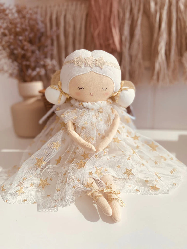 Alimrose Willow Fairy Doll - Ivory Gold Star