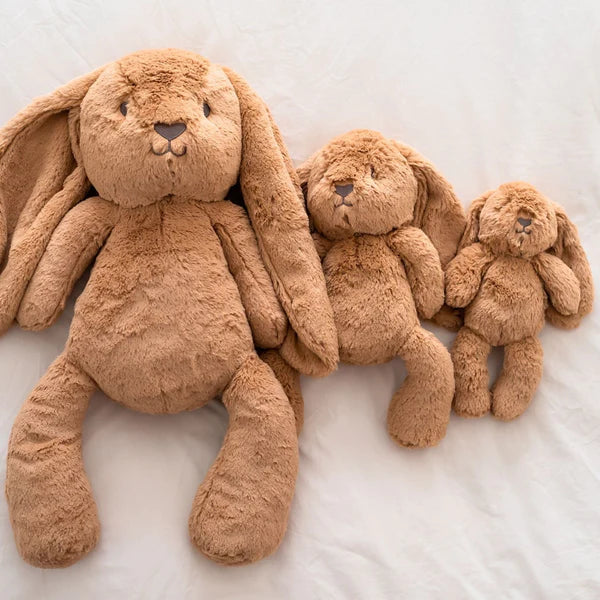 O.B Designs Large Bailey Bunny Soft Toy - Caramel