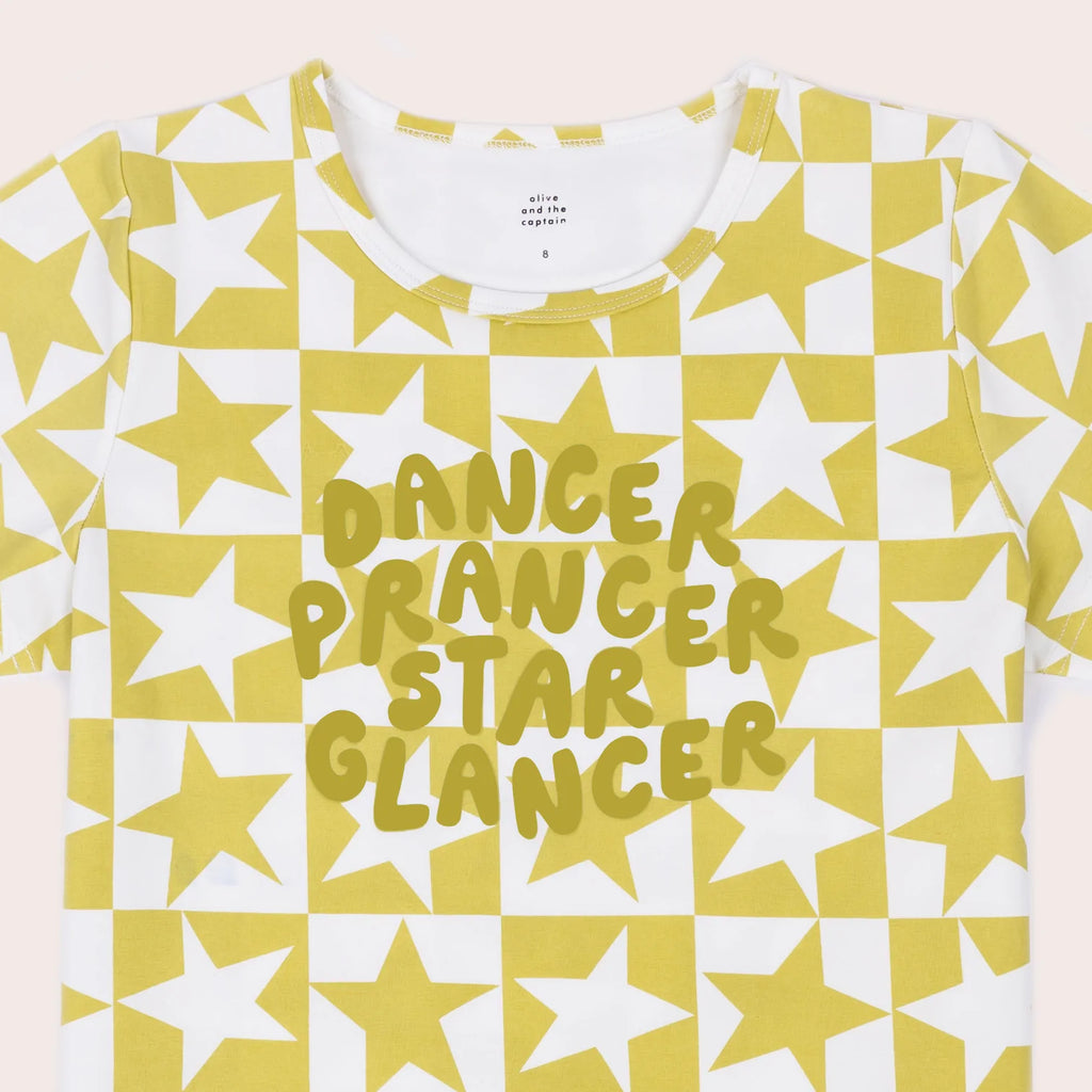 Olive and The Captian - Kids Yellow Prancer Dancer Tee - Yellow