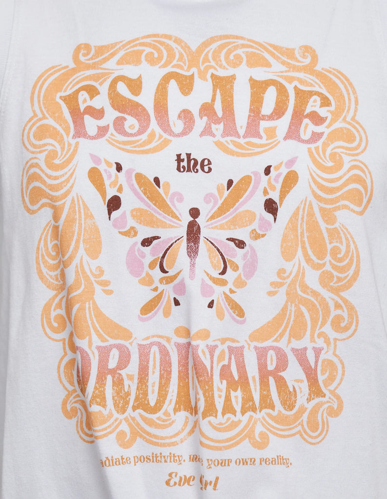 Eve Girl Escape Tank - White