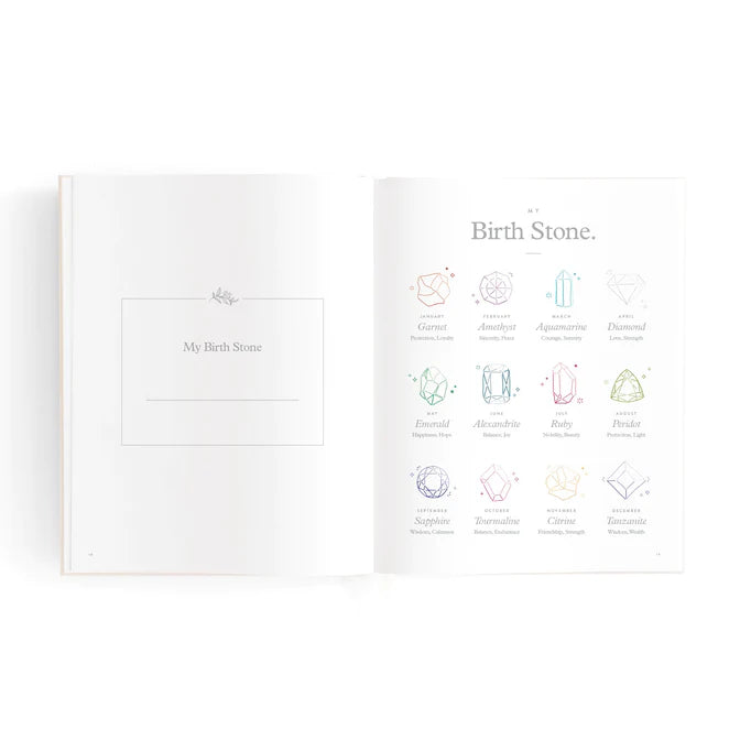 Fox and Fallow Mini Baby Book Boxed - Oatmeal