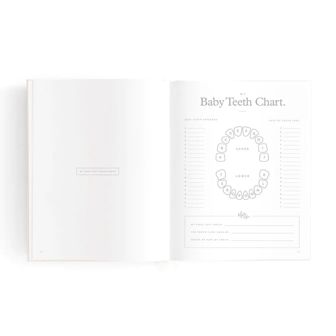 Fox and Fallow Mini Baby Book Boxed - Oatmeal