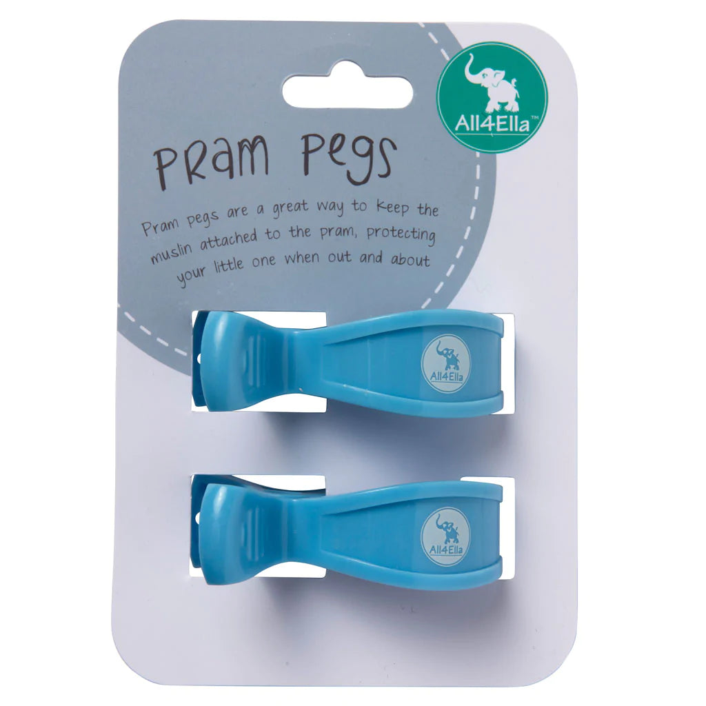 All4Ella 2 Pack Pegs - Pastel Blue